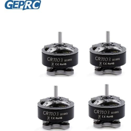 4 PCS New GEPRC GR1103 8000KV 2-3S 10000KV 1-3S FPV Racing RC Motor for RC Drone Spare Parts Accessories