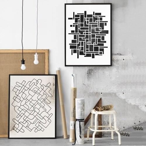 Abstract Line Drawing Picture Home Poster And Prints Canvas Painting Decorative Pictures Nordic Modern Style Wall Art Home Decor