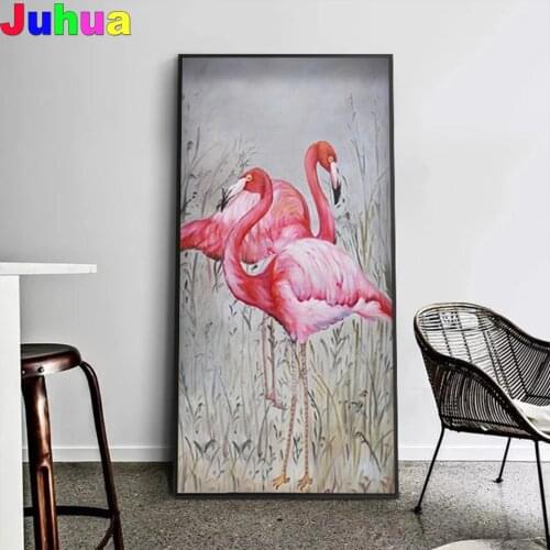Flamingo 5D DIY Diamond Embroidery diamond Stitch mosaic Kit Full square/round bird Diamond Painting home decor nordic art