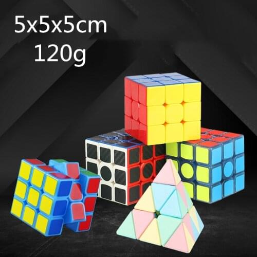 Stress Reliefer Magic 3x3x3 Cube Sticker Professional Competition Speed Cubo Puzzle Cubes Cool Children Toys Kid Gift Anti Sress