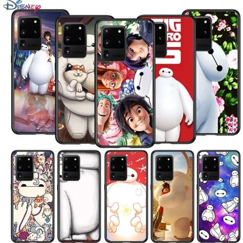 Big Hero 6 for Samsung S20 FE Ultra Plus A91 A81 A71 A51 A41 A31 A21S A72 A52 A42 A02S Soft Black Phone Case