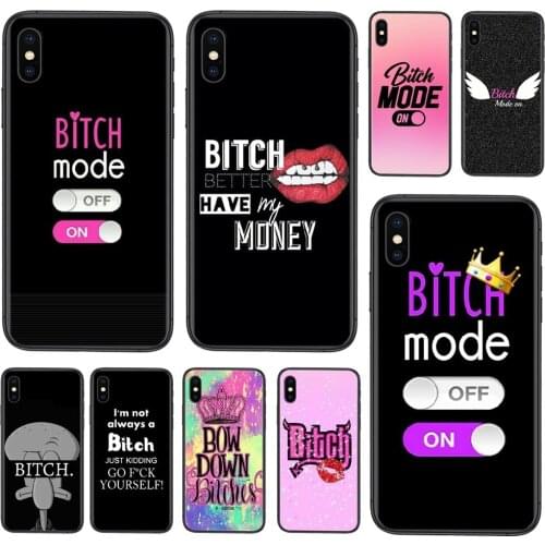 Black Funda 3D Waterproof Painting Most Popular I'm Not Always A Bitch For Xiaomi Mi 11 10T 10S 10 Ultra Pro Lite Poco X3 NFC