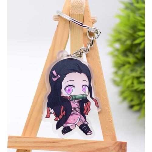 Demon Slayer Keychain Anime Kimetsu no Yaiba Keyring WL0426
