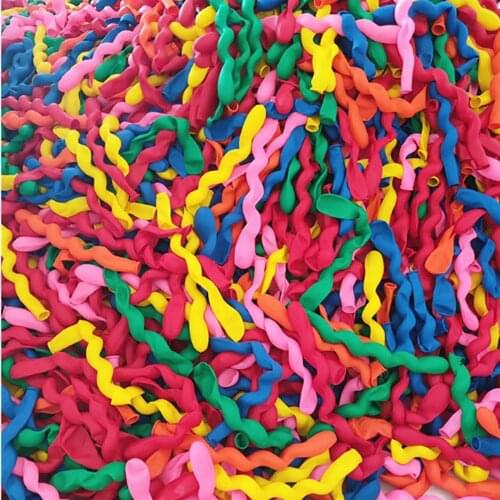 10Pcs/bag Giant Balloons Rubber Spiral Latex Balloons Wedding Birthday Party Decoration long Ballons