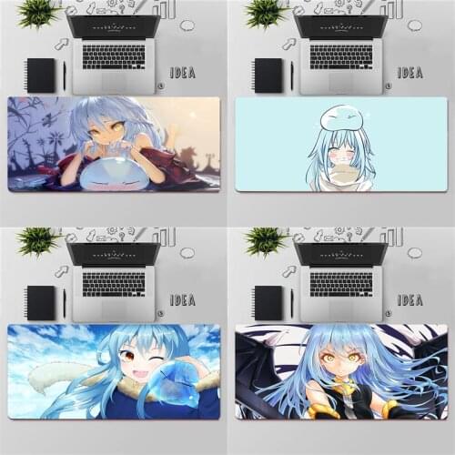 FHNBLJ Anime That Time I Got Reincarnated as a Slime Natural Rubber Gaming mousepad Desk Mat Free Shipping Large Mouse Pad