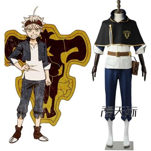 Costumes Black Clover Asta Cosplay Uniform Set