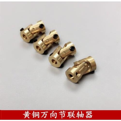 TZYDCP Miniature Small Universal Joint Brass Universal Joint 3 turn 3mm Universal Coupling