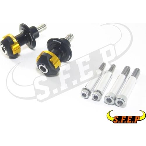 Motorcycle Universal CNC Aluminum Swingarm Spools slider stand screws For Yamaha R1 R6 R3 R25 R15 FZ1 FZ6 FZ8 MT-07 MT-09 MT-10