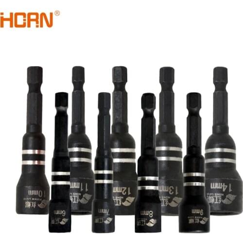 5/9pcs/Set Hex Magnetic Socket Wrench Socket Electric Drill Tool Accessories Auto Repair Tool Impact Extension & Socket Adapter