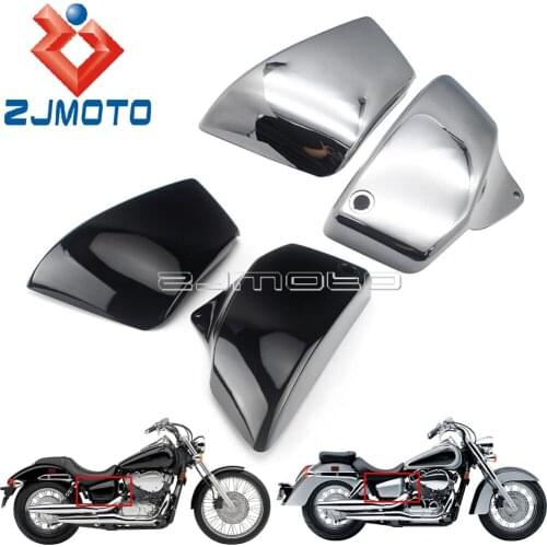 ABS Plastic Motorcycle Side Battery Cover Fairing For Honda VT1100 Shadow ACE / Aero / Sabre 1999-2008 Left Right Side Protector