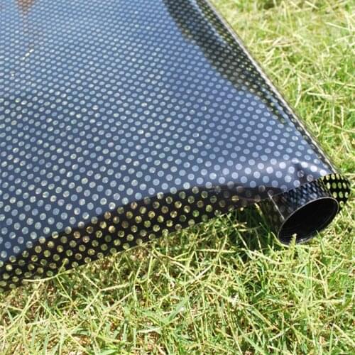 With glue self-adhesive glass film mesh glass stickers black sun window stickers light stickers black net white mesh color