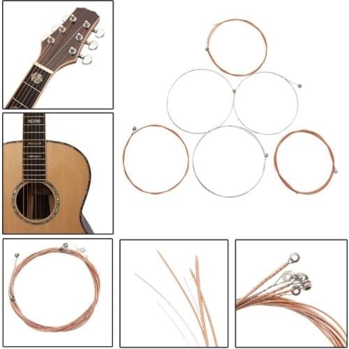 IRIN A108 Acoustic Guitar Strings Phosphor Bronze Color Alloy Wound 1st-6th(.009-.045)