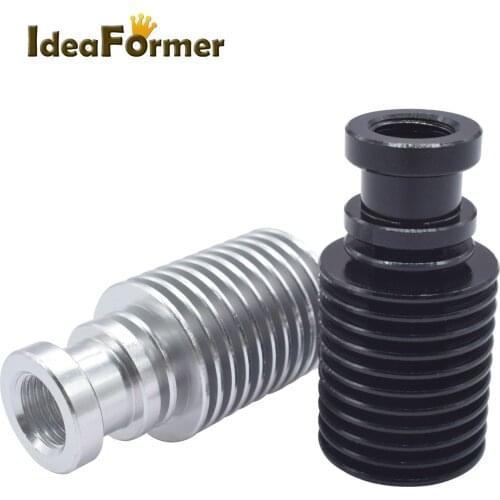 1/3pcs 3d printer Heat Sink Accessories E3D V6 Extruder J-Head Metal Heat Sink For 1.75/3mm