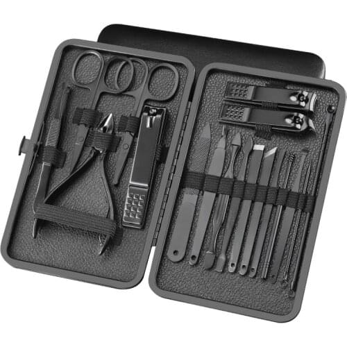 1 Nail Clipper Set Toenails Nippers Dead Skin Remover Nails Cutters Tweezers Scissors Stainless Steel Nail Care Pedicure Kit