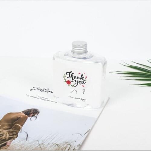 600pcs/lot white round thank you plant flower scrapbook baking multifunctional business gift sealing sticker