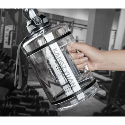 Large Size Water Bottle Carrying Fitness Large Capacity Water Bottles Portable Home Outdoor Lovers Water Cup