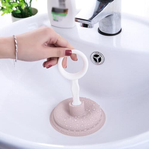 Toilet Plungers Pipeline Dredge Suction Cup Powerful Cleaning Sink Drain Pipe Pipeline Dredge Household Kitchen Cleaning Tool