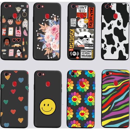 For OPPO F5 Case Cute Animals Painting Soft Silicone Cover For OPPO F7 F9 f 9 f7 TPU Phone Back Cases For OPPO F5 Youth f 5 case