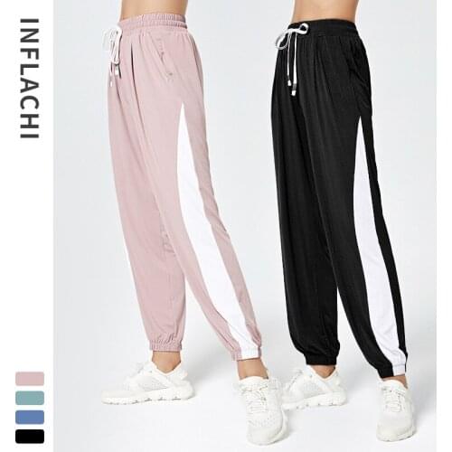 Women Sweat Jogging Pants Fitness Yoga Sport Jogger Pants Loose Trousers for Workout Athletic Stretch Bottoms Exercise Low Price