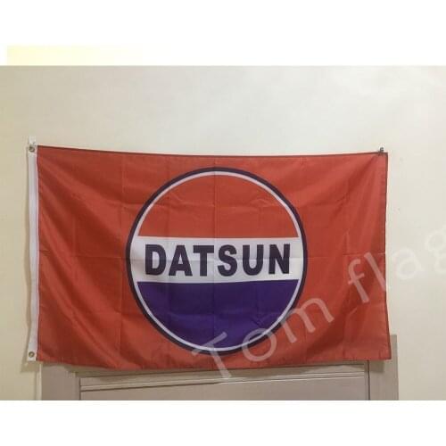 NISSAN DATSUN flag ,NISSAN car banner,100% polyster 90*150 CM flag