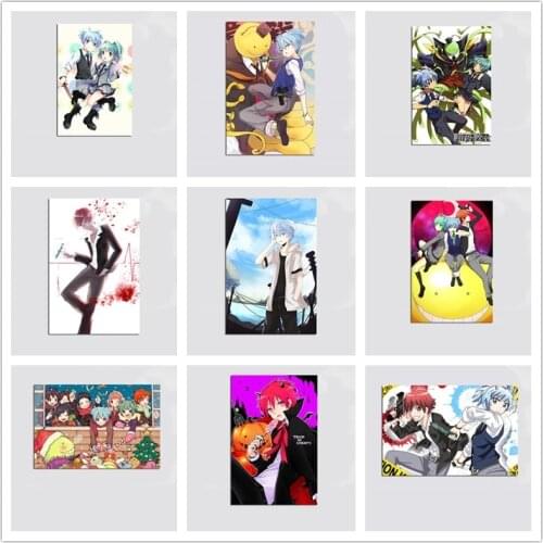 Canvas Painting Home Decor Modular Assassination Classroom Picture Japan Anime Printed Poster For Living Room Wall Art No Frame