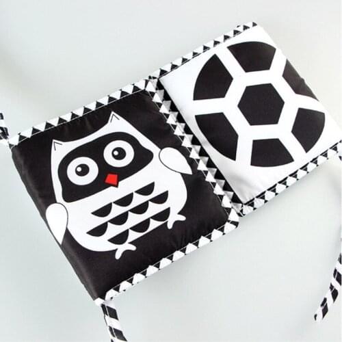 Soft Baby Cloth Book Early Learning Developmental Baby Toy Teaching Animal Theme Cloth Book Interactive Cartoon Toy
