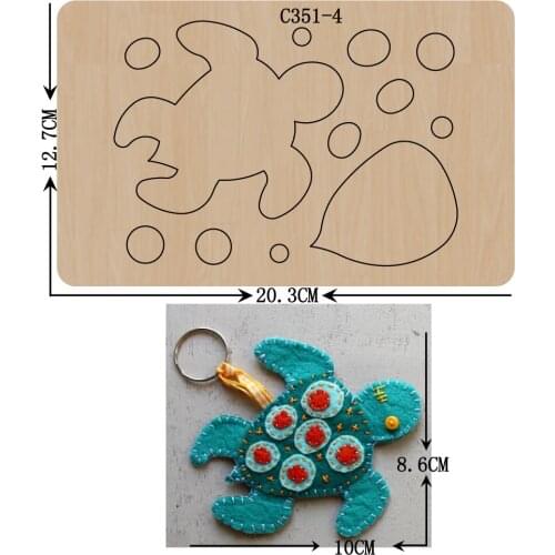 New tortoise Wooden die Scrapbooking C-351-4 Cutting Dies