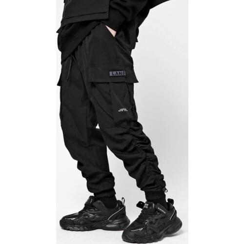 Autumn Black Jogger Men Cargo Pants Outdoor Tactical Long Pants Casual Sweat Pants Men Cotton Trousers