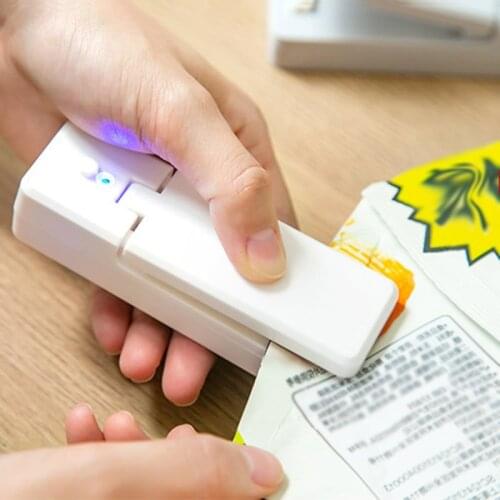 Soldering Portable Vacuum Heat Sealer Machine Usb Closure for Packages Save Thermal Iron Food Plastic Bag Clip Close Mini Manual