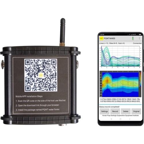 Underground Water Detector Civil Geophysical Exploration PQWT-M100 Resistivity & IP Instrument