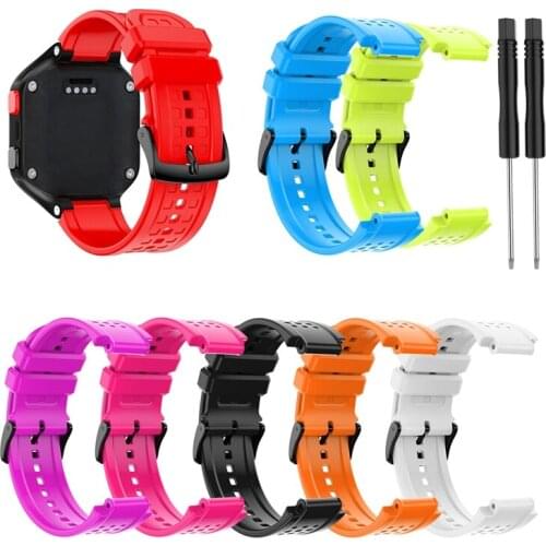 Replacement Silicone Wristband Strap for garmin- Forerunner 25 Male GPS Watch E65A