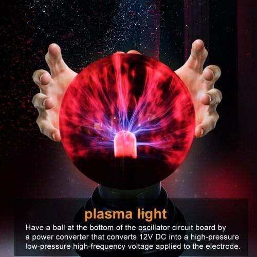 Novelty Lightings Xmas Magic Night Lamp Glass Magic Plasma Ball Light Table Lights Sphere Nightlight Kids Gift For New Year