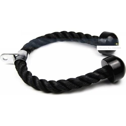 A-2100Z Abdominal Crunches Cable Tricep Biceps Training Rope Biceps Cord Cable Gym Pull Rope Down Comprehensive Training Device