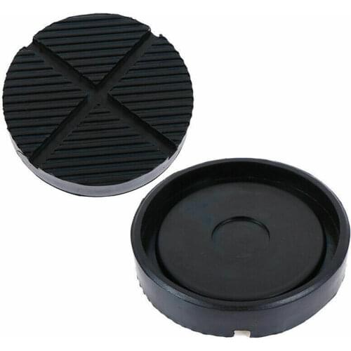 Universal Car Truck Cross Slotted Frame Rail Floor Jack Disk Rubber Pad Adapter for Pinch Weld Side Lifting Disk 12.5cm