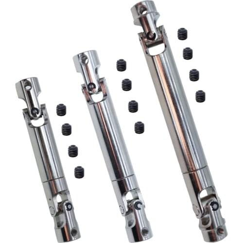 1PCS Steel Centre Transmission Shaft Drive Shaft for 1/10 RC 4WD D90 SCX10 SCX0016 Off-Road Tamiya Model Rock Crawler Car Parts