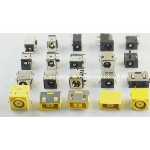 20 Models x 1 piece Laptop DC Power Jack DC power Socket Male connector for Lenovos computer