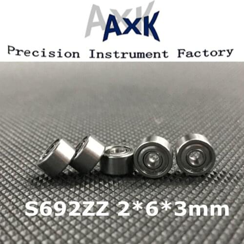 2021 Limited Hot Sale S692zz Abec-3 (10pcs) 2x6x3mm Stainless Steel Ball Bearings S692z S619/2 Z