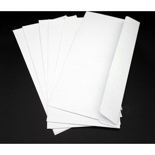 50pcs Security Envelopes with Window Confidential Seal Skyline Envelope for Card M17F