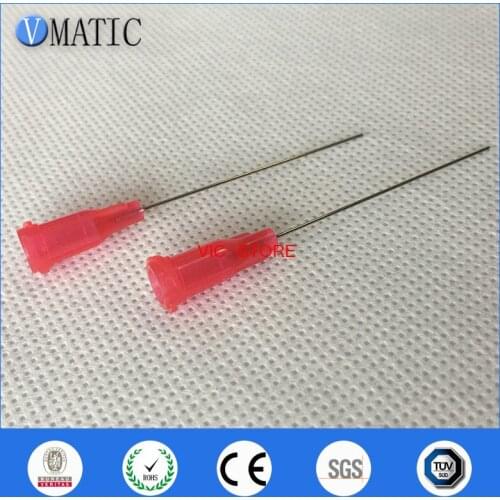 Free Shipping 100Pcs 1.5'' 25G Needle Tip 1-1/2 Inch For Glue Machine