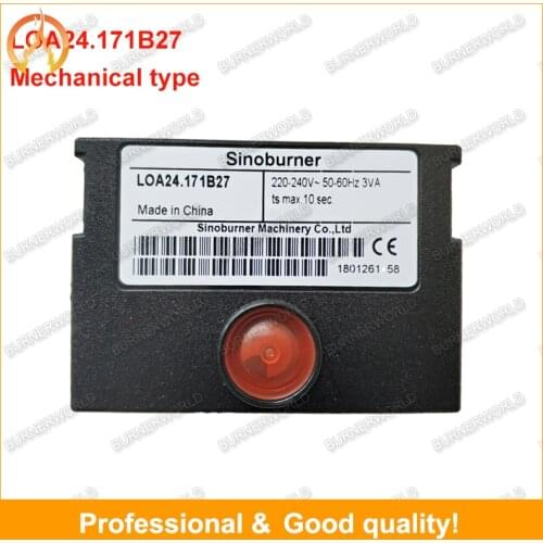 LOA24.171B27 mechanical control box burner sequencer PLC control box for oil burner replace SIEMENS/SUDICK LOA24.171B27
