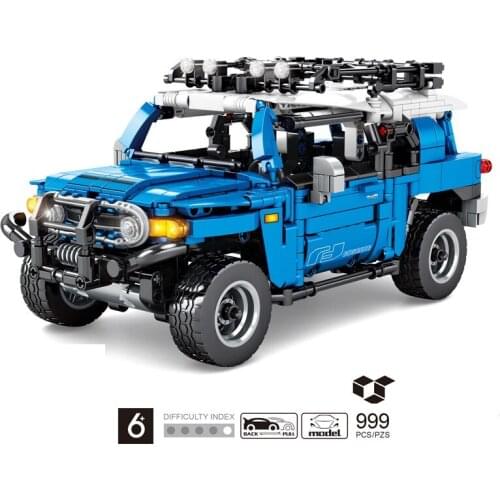 SEMBO Blocks MOC Car Building Bricks High Tech Famous Vehicle Model DIY Kids Toy for Children Boy Birthday Gift Man Present 8500