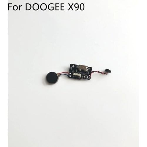 Doogee X90 Used USB Charge Board + Vibration Motor + Mic Microphone For Doogee X90 MT6580A/WA Quad-Core 6.1" 1280*600 Smartphone