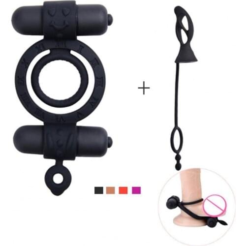 Penis Lock Male Masturbator Testis Restraint Scrotum Ring Ejaculation Delay Sex Toy for Men