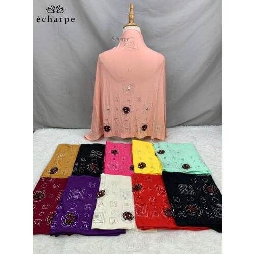 COTTON KASHAKA SCARF Small Hijab Dubai African Headscarf Prayer Shawls Embroidery Small Size Scarfs Ramadan Party Outfits ES903
