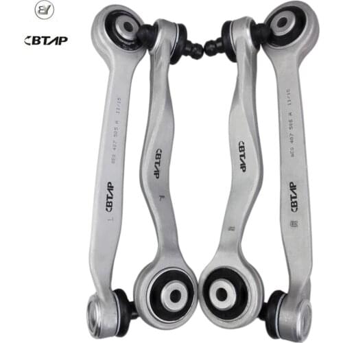 BTAP 4 PCS Control Arm For Audi A4 A6 VW Passat Skoda Superb 8E0407505A 8E0407506A 8E0407509A 8E0407510A Front Uper Left Right