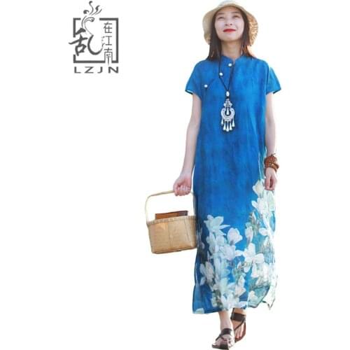 LZJN Summer Dresses With A Slit