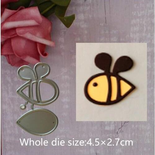 Metal Cutting Dies New for Craft Dies Scrapbooking for Card Making Album Embossing Paper Stencil Decor Flying little bee