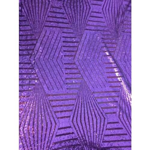 130cm fashion geometry motif sequined fabric,XERY-JHC161224A