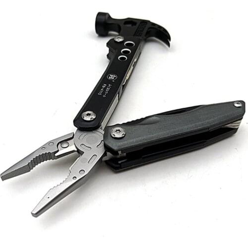 Hammer & Pliers Multi-functional Tool 14 In 1 Portable Kit for Car Emergency