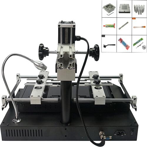 LY IR8500 BGA Rework Station can be connected to a computer 8 constant temperature segments
